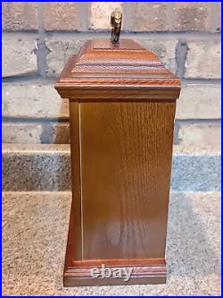 Westminster Chime Clock Shelf Mantel Quartz Roman Numeral Hourly Wood Casing Z1