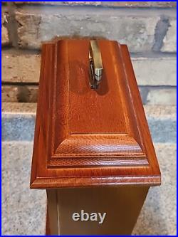 Westminster Chime Clock Shelf Mantel Quartz Roman Numeral Hourly Wood Casing Z1