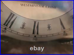 Westminster Chime Clock Shelf Mantel Quartz Roman Numeral Hourly Wood Casing Z1
