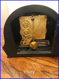 Westminster Chime Enfield Wooden Mantle Clock with Key Made in England by Smiths