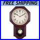 Westminster Chime Faux Wood Pendulum Clock Battery Powered