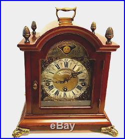 Westminster Chime Mantel Clock with Moon Dial