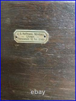 Westminster Chime Mantle Clock 1930s / 40's Vintage Art Deco /wood grain