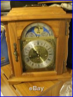 Westminster Chime Mantle Clock Moon Phase & Franz Hermle 341-020