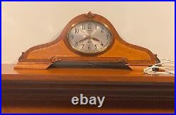 Westminster Chime Revere Telechron Mantle Clock Working Great Electric