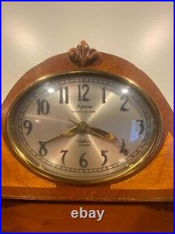 Westminster Chime Revere Telechron Mantle Clock Working Great Electric