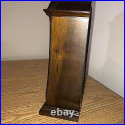 Westminster Chime Rhythm Wood Clock withSwarovski Elements Glass Retro Design VTG