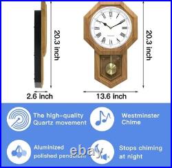 Westminster Chime Schoolhouse Wall Clock