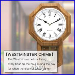 Westminster Chime Schoolhouse Wall Clock