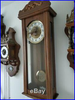 Westminster Chime Wall Clock Wood Case Regulator Clock