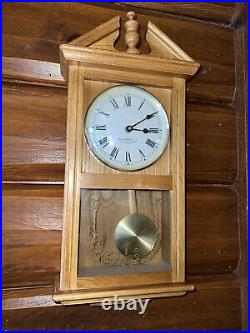 Westminster Chime Wall Melody Clock Vintage, Quartz Q4501/1K Chimes Each Hour
