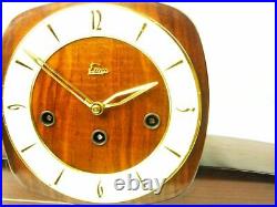 Westminster Later Art Deco Chiming Mantel Clock Emes Hermle From 50 ´s