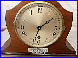 Westminster Mahogony Chiming Mantle Clock, Perivale Movement 1930-40s