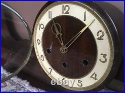 Westminster Quarter Hour Westminster Chime Mantle Clock Big 8-day Rare