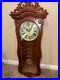 Westminster Whittington Seiko Quartz Pendulum Wooden Wall Clock NICE Two chimes