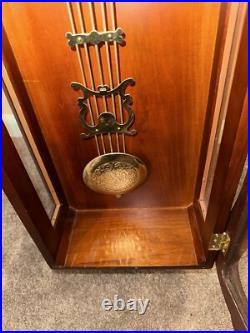 Westminster Whittington Seiko Quartz Pendulum Wooden Wall Clock NICE Two chimes