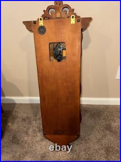 Westminster Whittington Seiko Quartz Pendulum Wooden Wall Clock NICE Two chimes