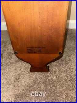 Westminster Whittington Seiko Quartz Pendulum Wooden Wall Clock NICE Two chimes