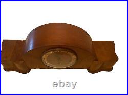 Westminster vedette 7 rubis art deco made in france mantle chime clock