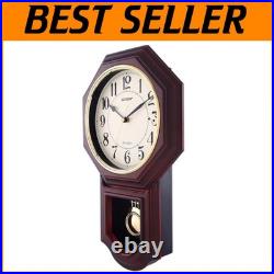 Wooden Pendulum Clock for Living Room