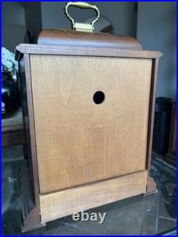 Working 1980's Howard Miller 612-429 Mantel Clock Mechanical Wind Up Westminster
