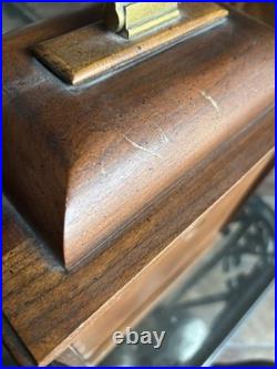 Working 1980's Howard Miller 612-429 Mantel Clock Mechanical Wind Up Westminster