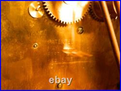 Working Antique Waterbury Gothic Beehive Westminster Chime Mantle Clock Very GD