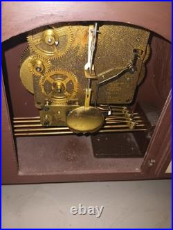 Working Vintage Linden Chiming Mantle Clock West Germany Wind Up