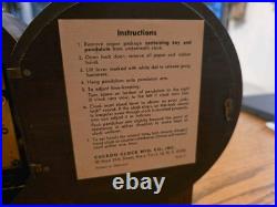 Working Vintage Linden Westminster Chime Mantle Clock West Germany Wind Up w Key