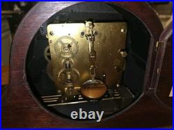 Working Vintage Linden Westminster Chime Mantle Clock West Germany Wind Up w Key