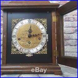 Wuersch Clock Vintage Mantel Clock Franz Hermle Germany Chime Westminster