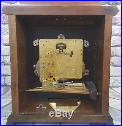 Wuersch Clock Vintage Mantel Clock Franz Hermle Germany Chime Westminster