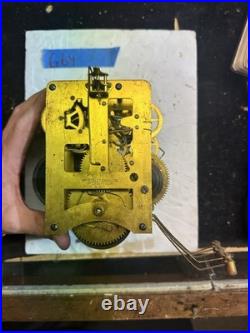 (g64) Waterbury Westminster Triple Plate Clock Movement, Chime